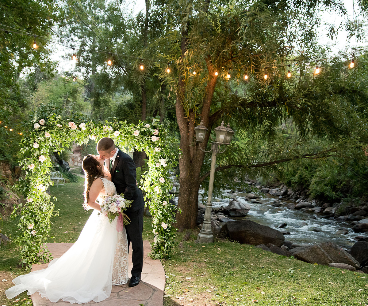 Bucolic Creek Ceremony Area at Boulder Creek, Perfect for Nature-Inspired Weddings