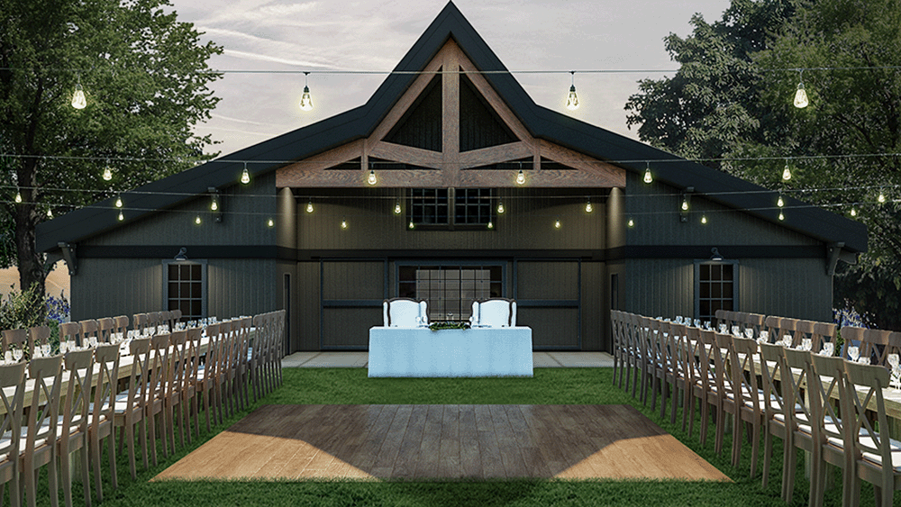 Event Lawn Rendering for Canopy Grove by Wedgewood Weddings
