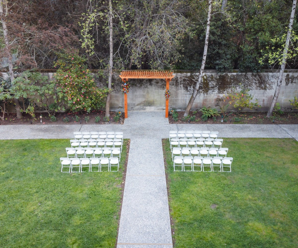 Open air ceremony site in the garden - Moraga, CAMoraga, CA - Hacienda de las Flores by Wedgewood Weddings - 3