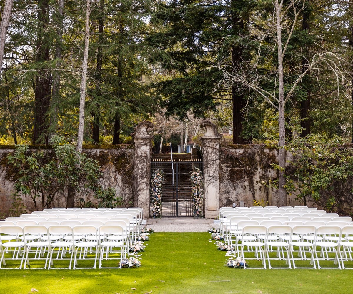 Parkland gate ceremony site - Moraga, CA - Hacienda de las Flores by Wedgewood Weddings - 1