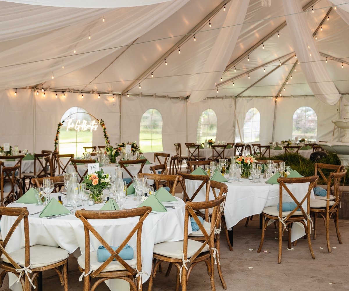 Pavilion wedding reception - Moraga, CA - Hacienda de las Flores by Wedgewood Weddings - 1