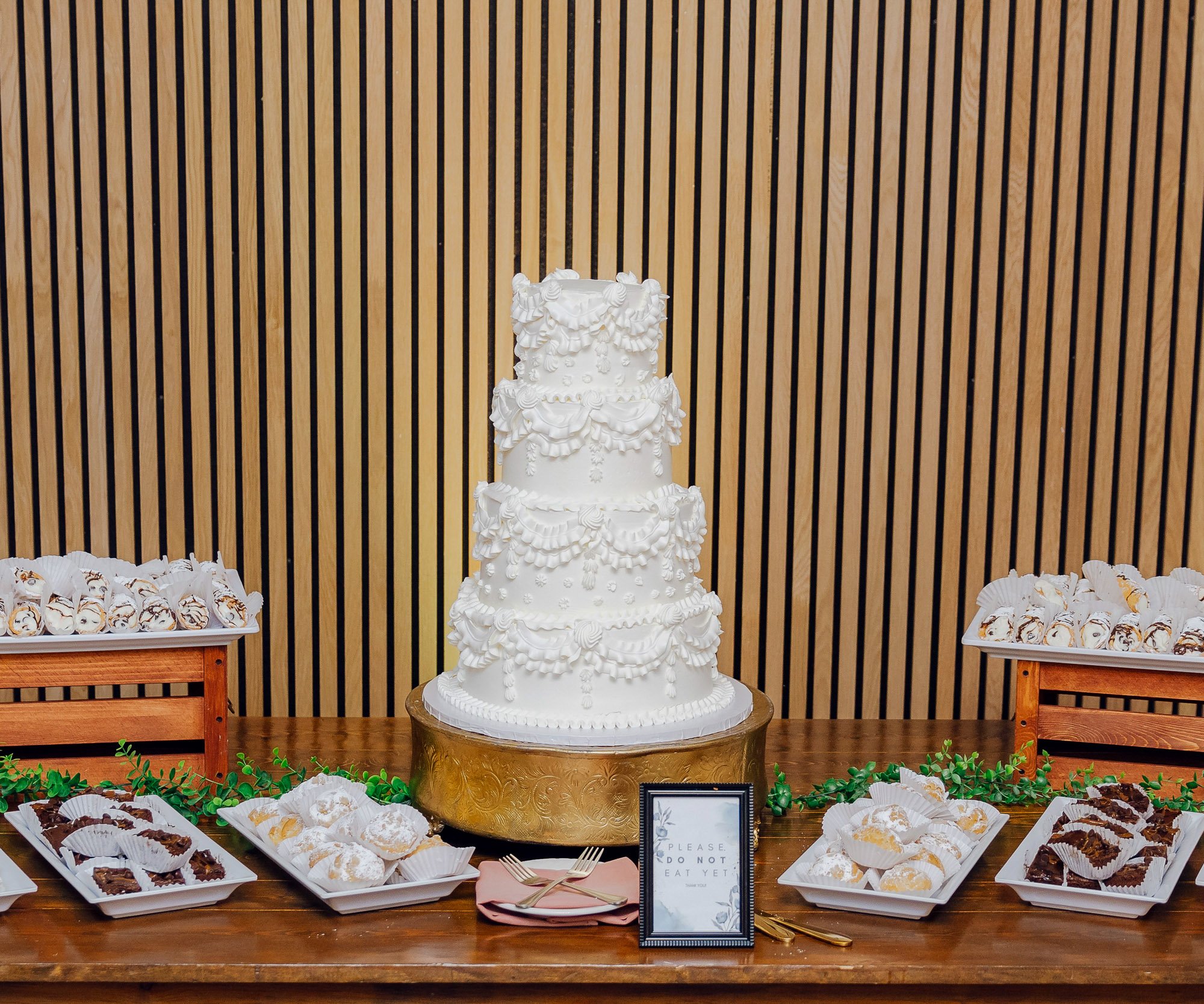 Cake Table Display Area at Redwood Canyon