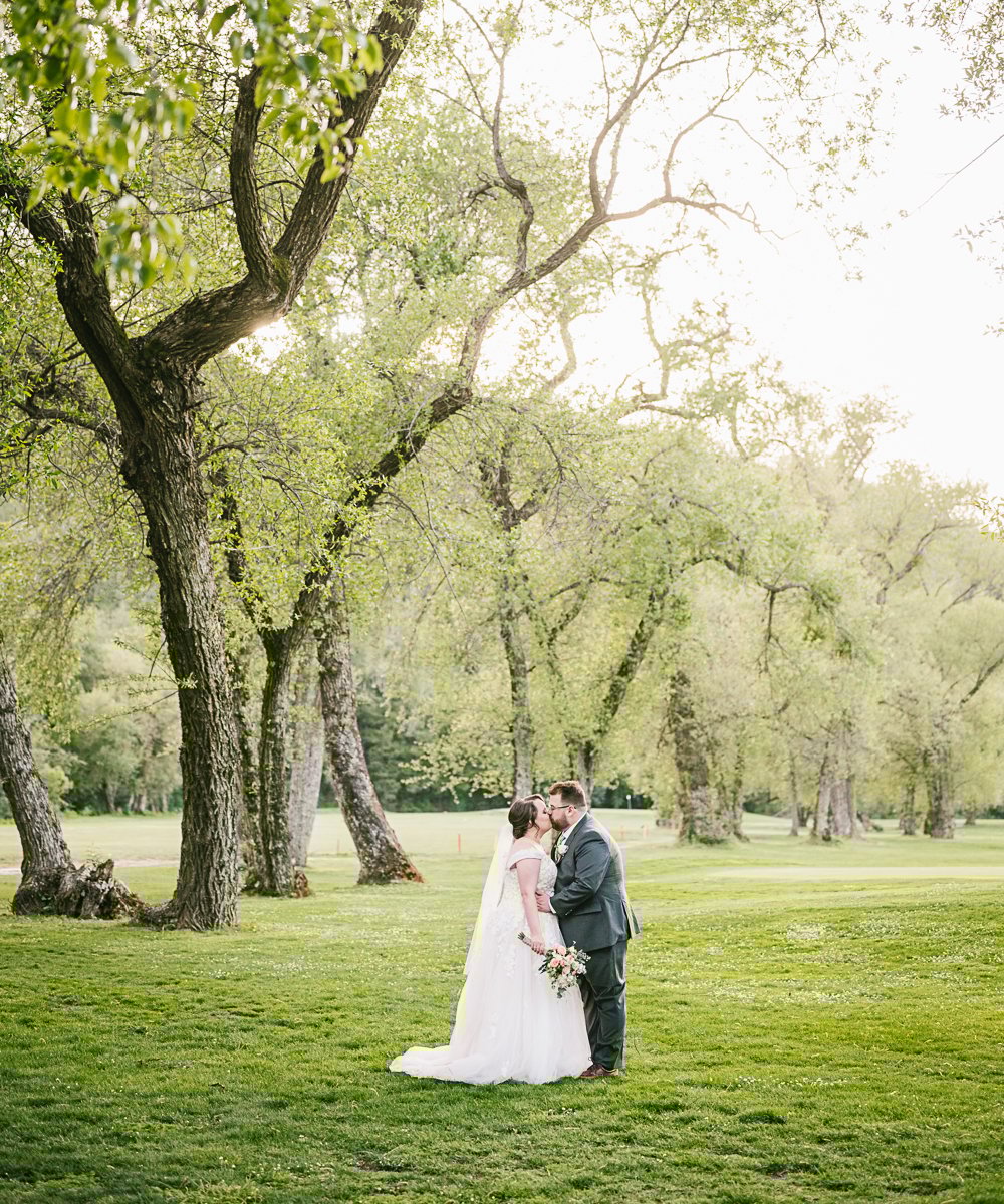Photo op couple with trees and greenery - Redwood Canyon by Wedgewood Weddings